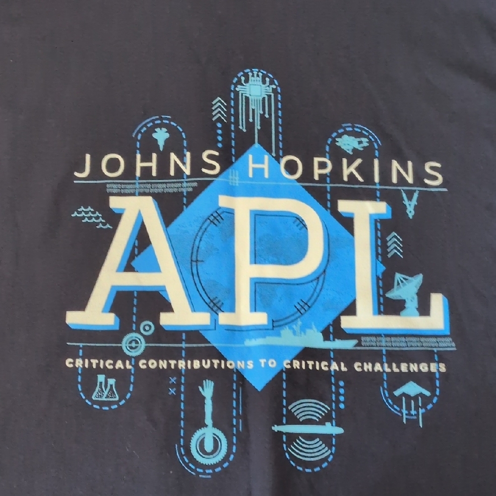 Johns‎ Hopkins APL Black T-Shirt XXL